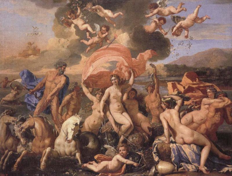 Nicolas Poussin Triumph of Neptune and Amphitrite oil painting picture